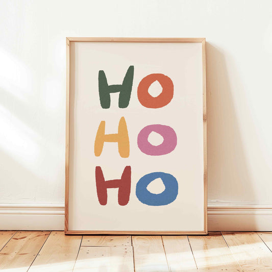 Ho Ho Ho Christmas Print