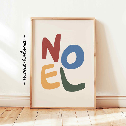 Noel Christmas Print