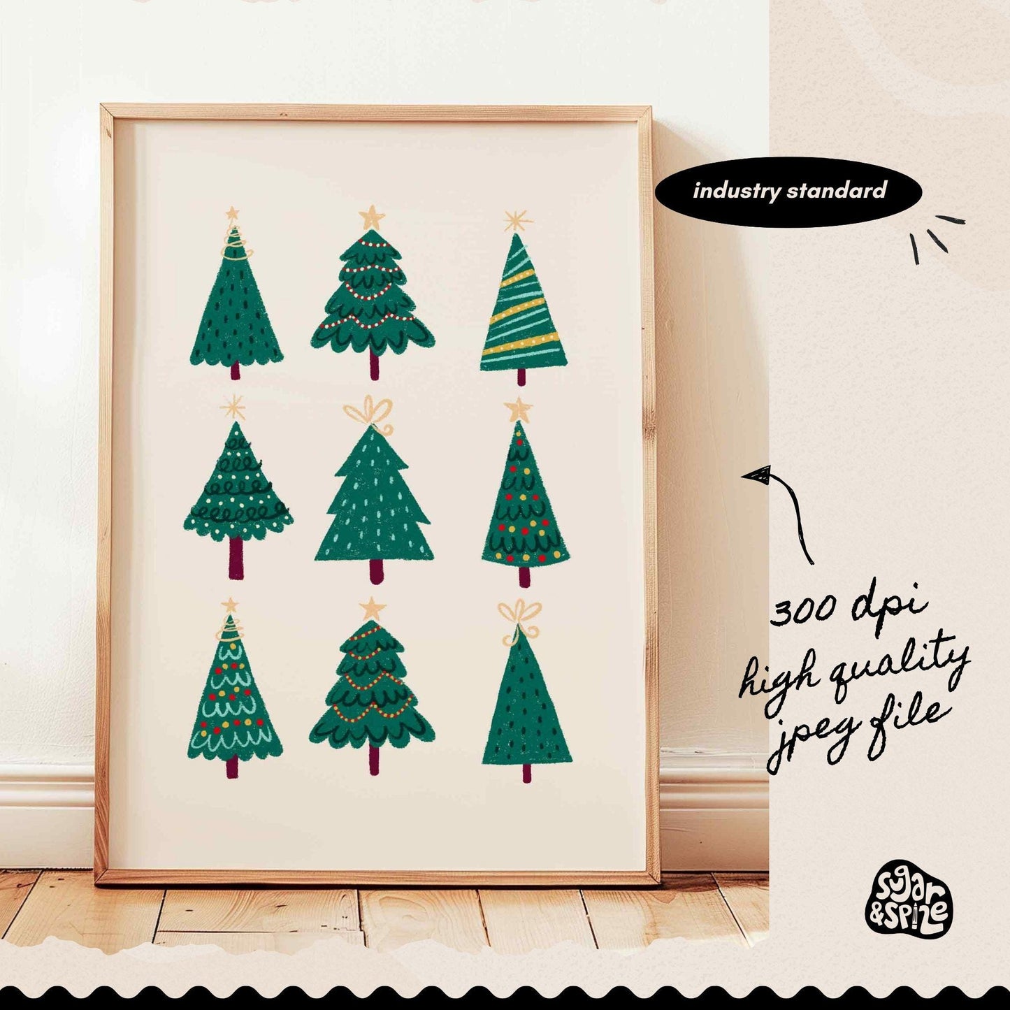 Christmas Tree Print