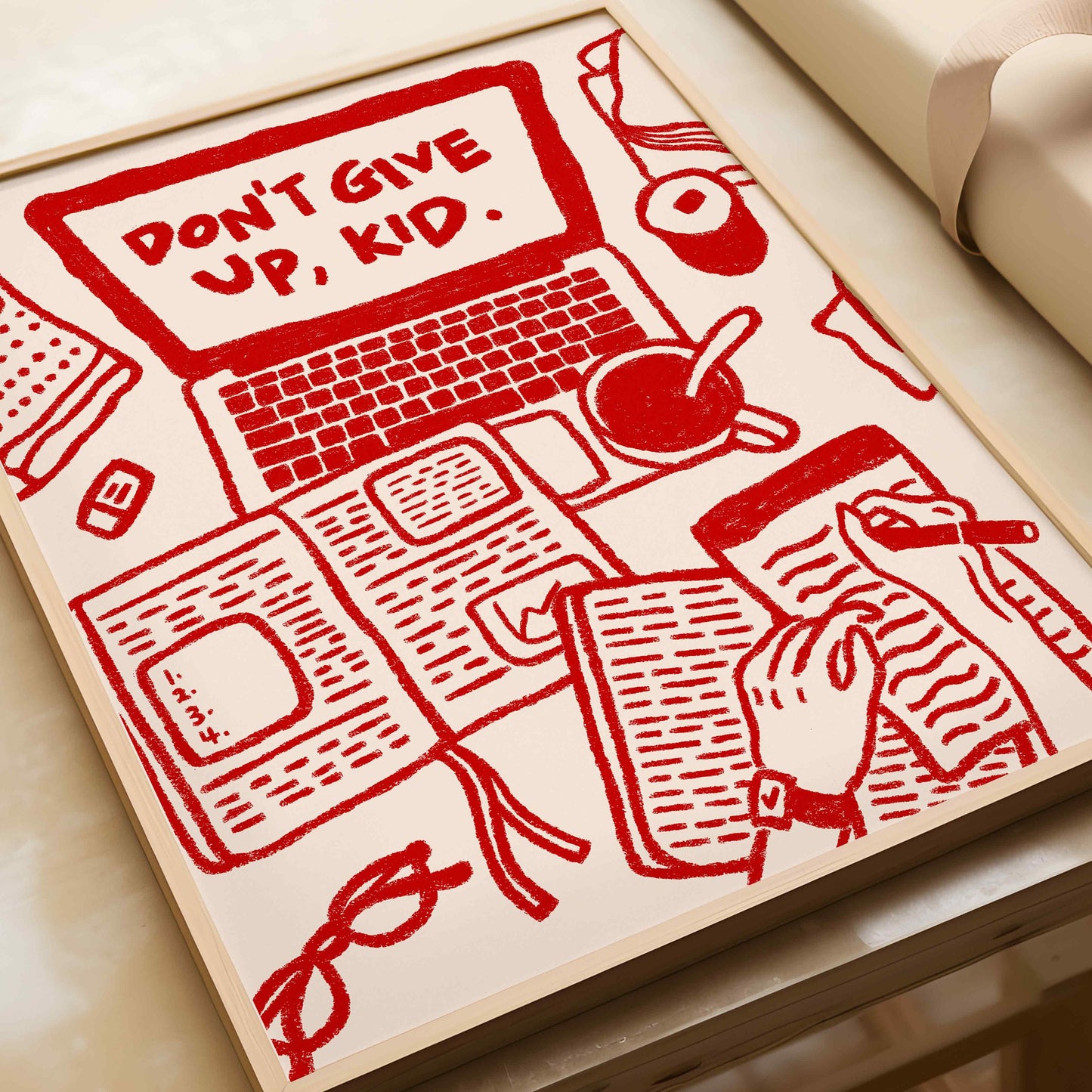 Don't Give Up Kid Print