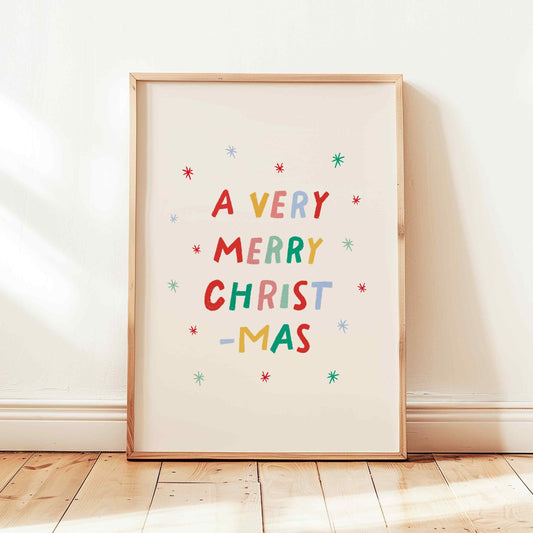 A Very Merry Christmas Print