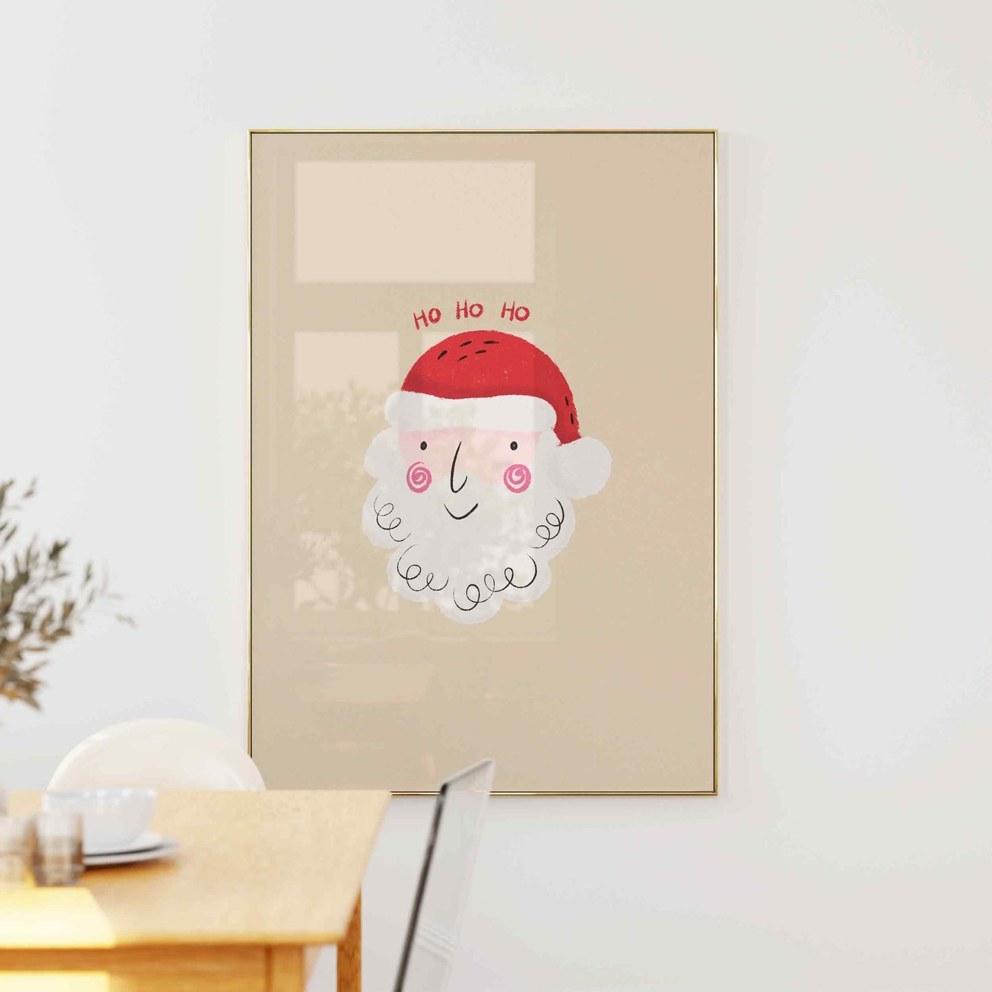 Santa Claus Ho Ho Ho Print