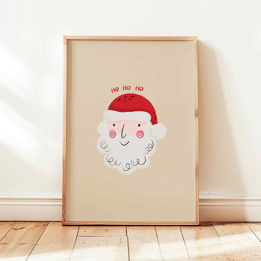 Santa Claus Ho Ho Ho Print