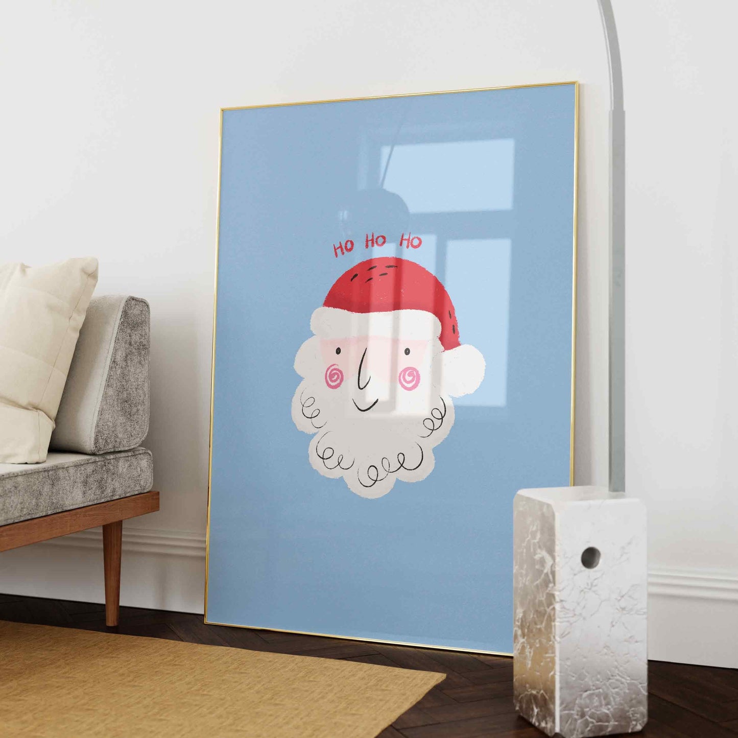 Santa Claus Ho Ho Ho Print