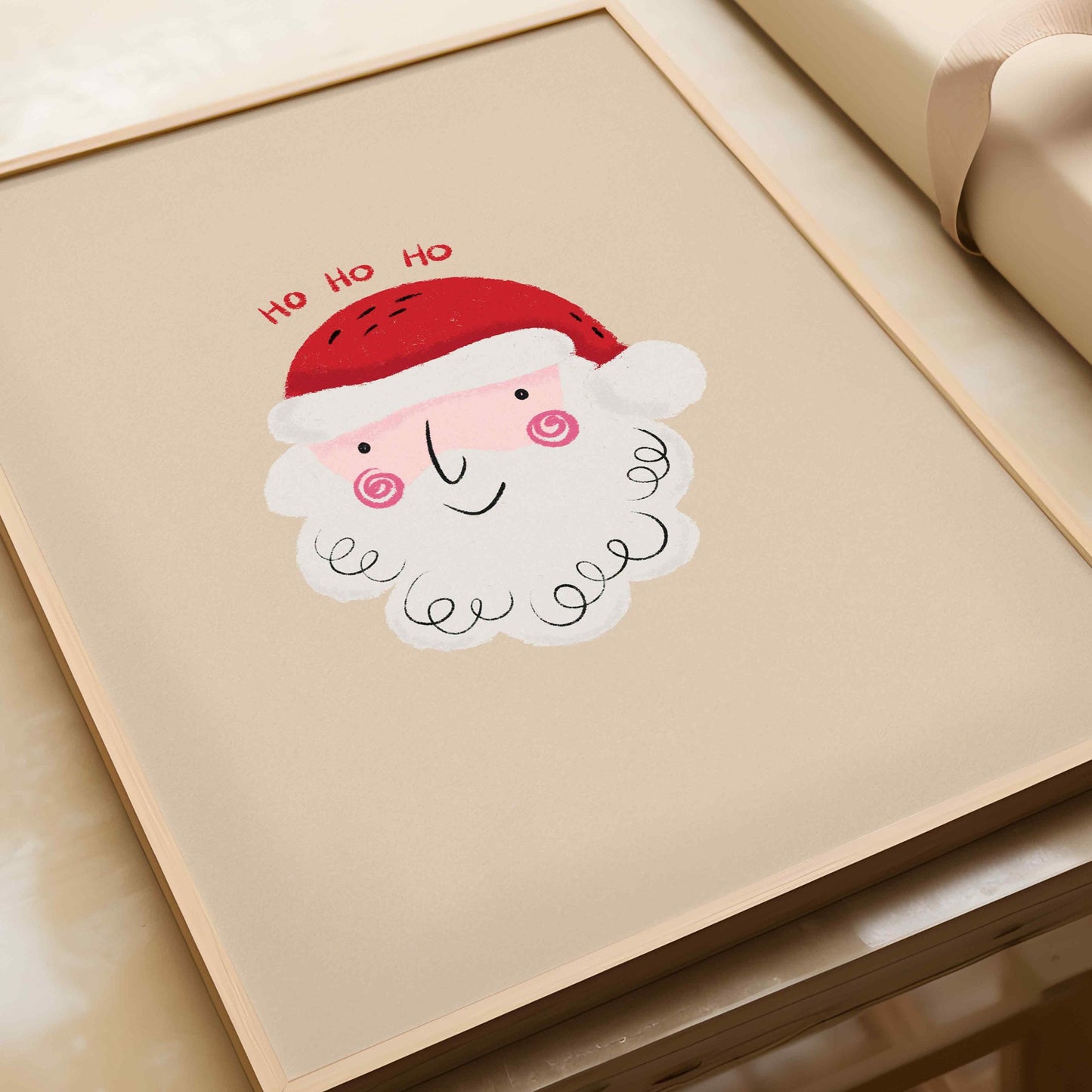 Santa Claus Ho Ho Ho Print