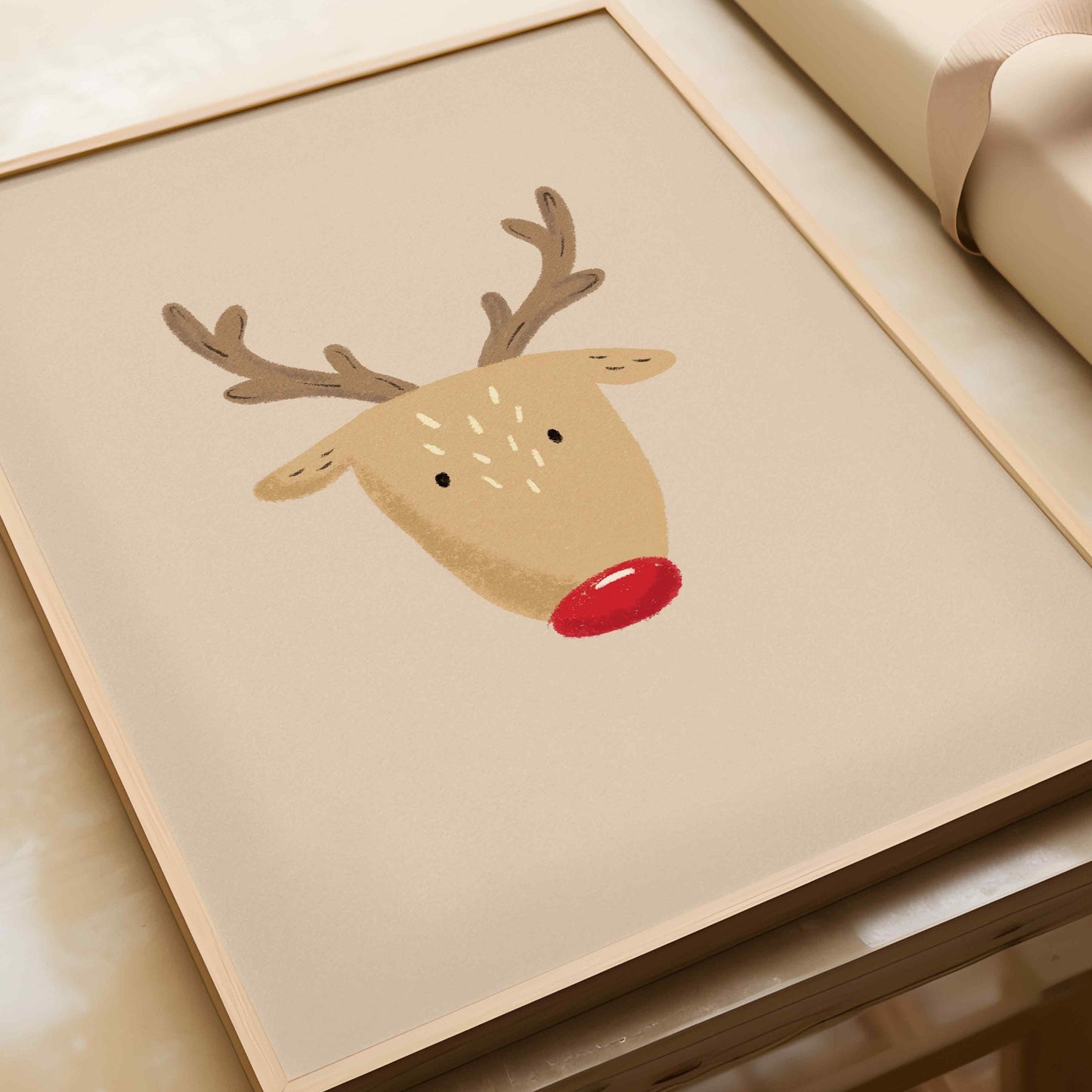 Rudolph The Reindeer Print