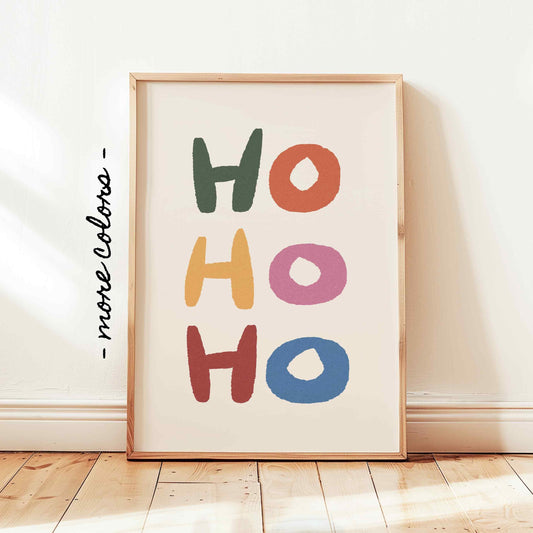 Ho Ho Ho Christmas Print