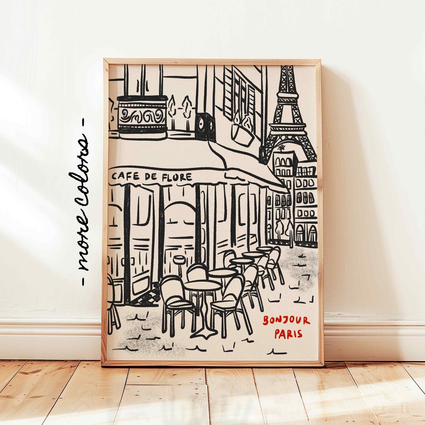 Paris City Cafe Print
