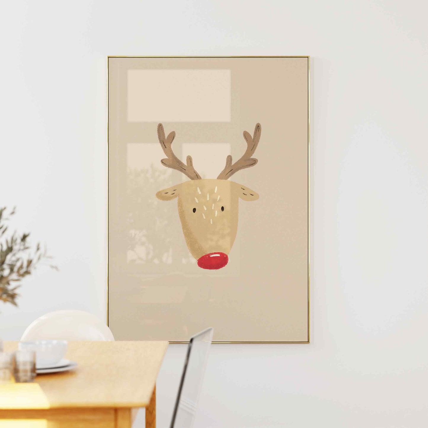 Rudolph The Reindeer Print