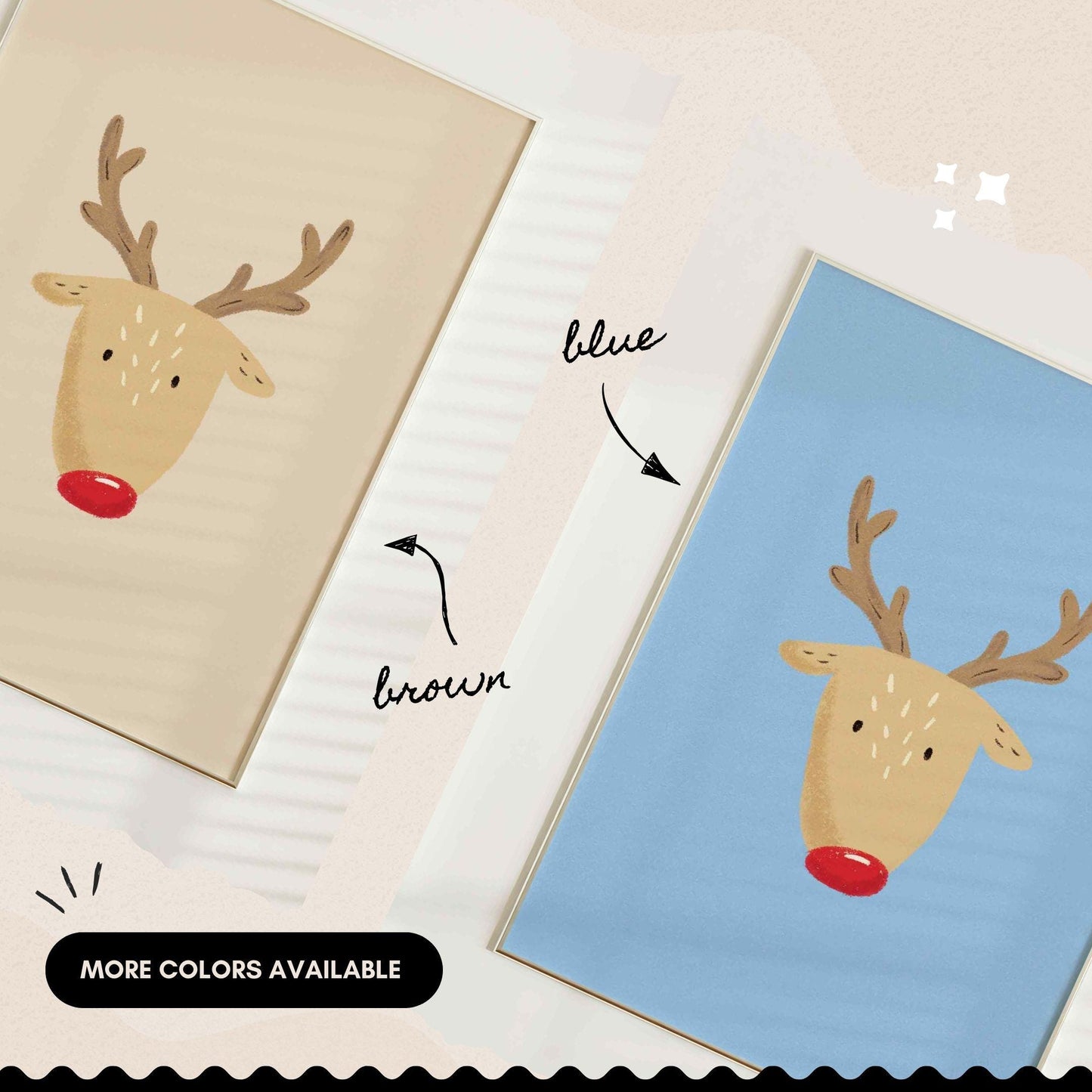 Rudolph The Reindeer Print