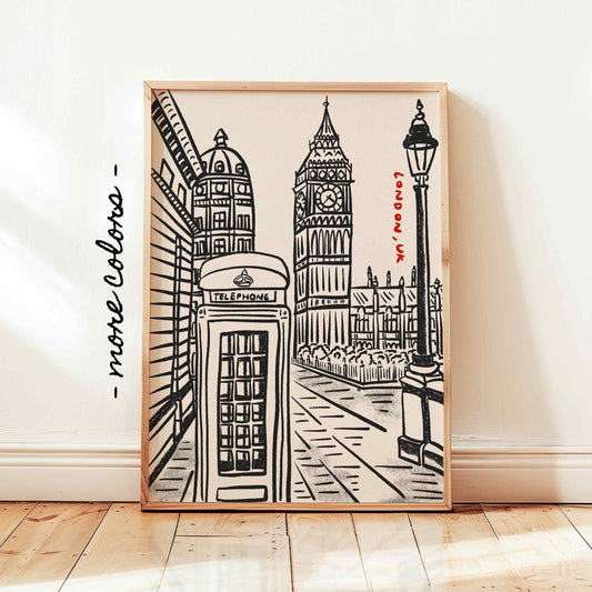 London City UK Print