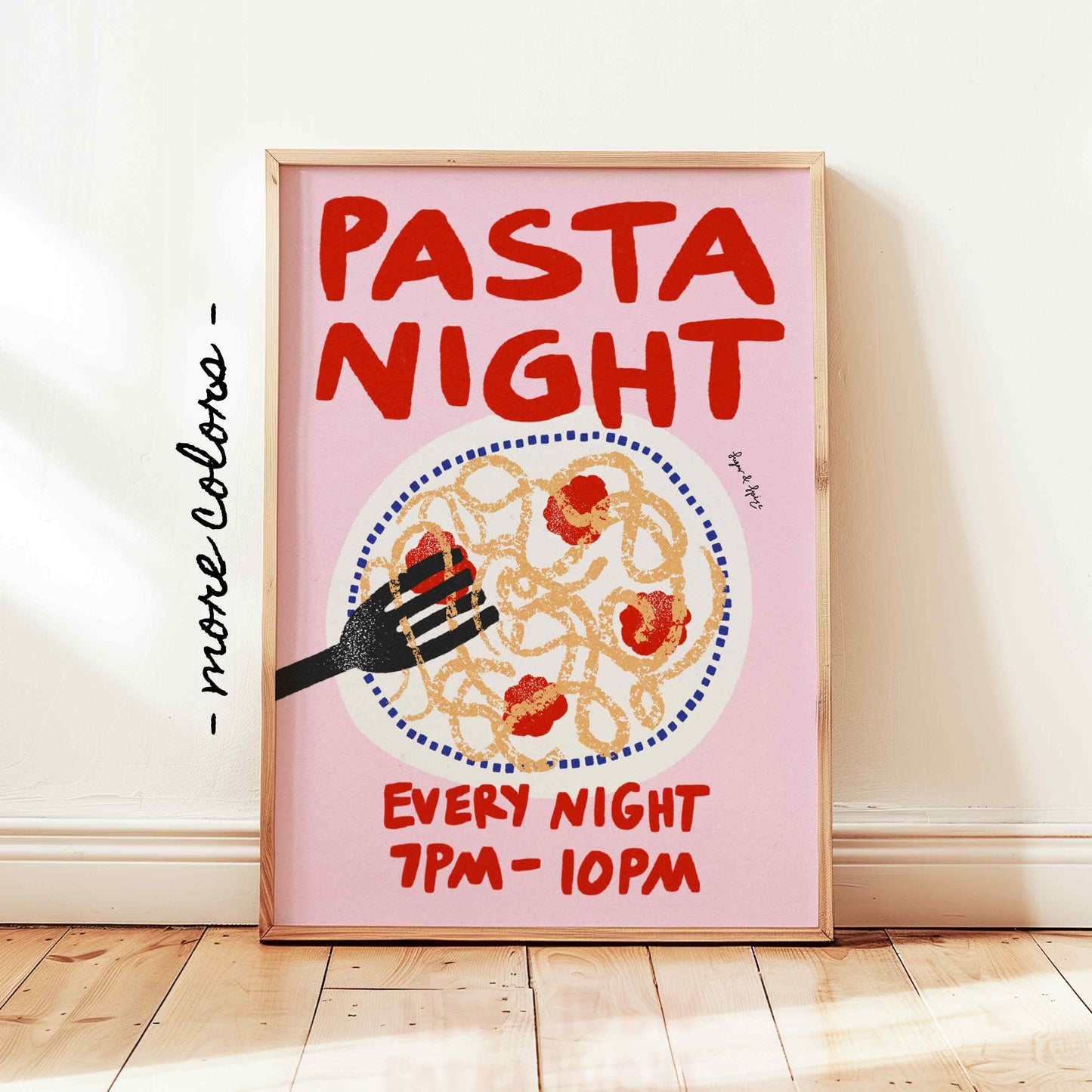 Pasta Night Print