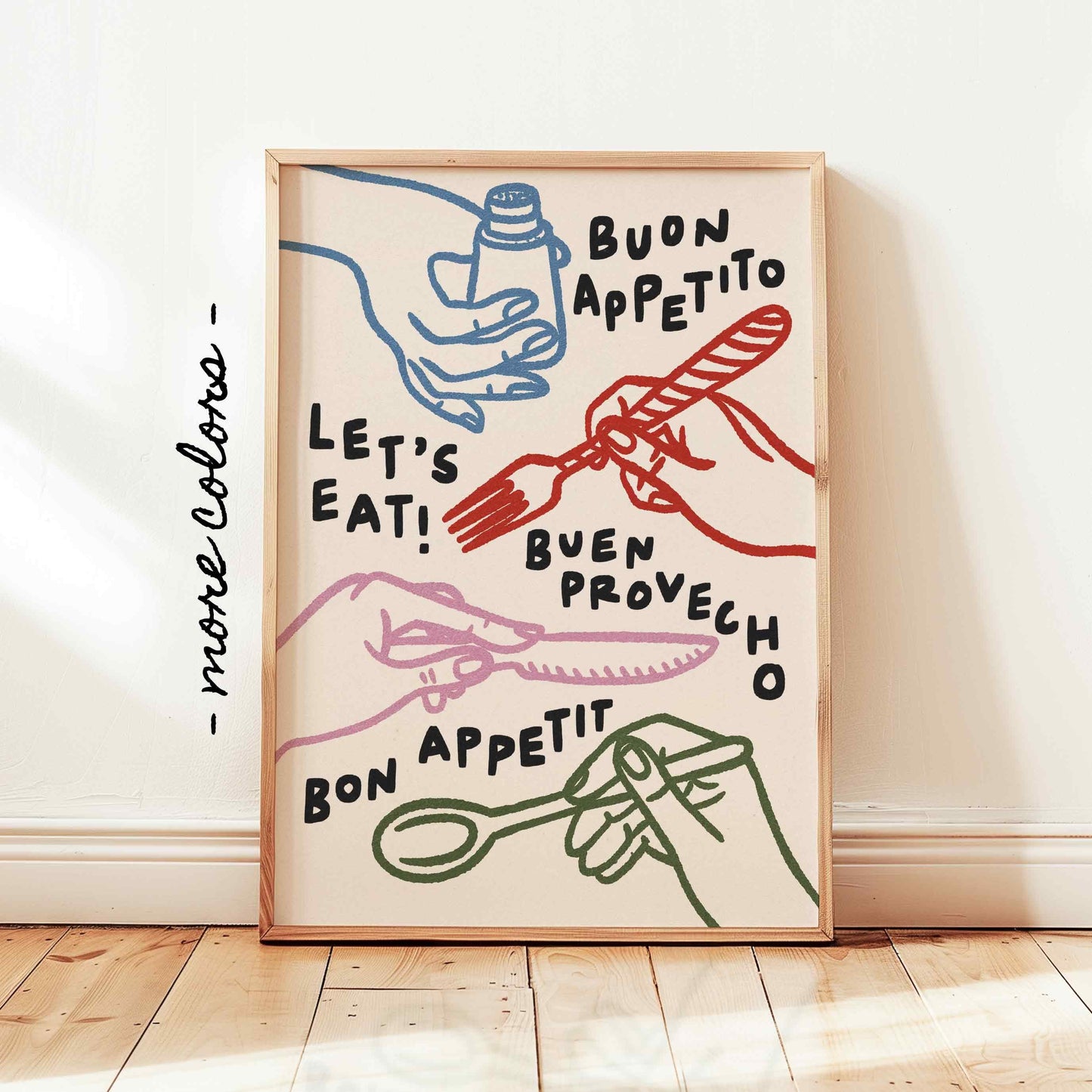 Buon Appetito Let's Eat Print