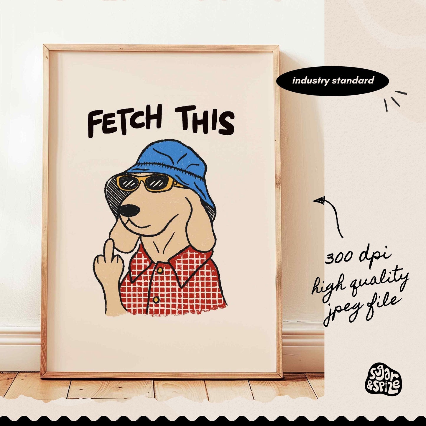 Fetch This Dog Print