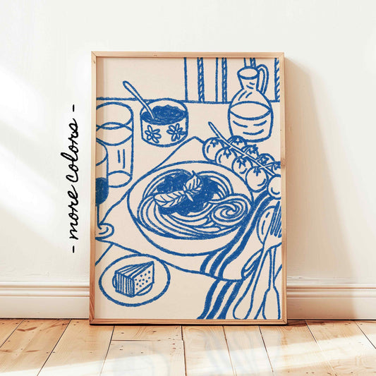 Pasta Wall Art Print