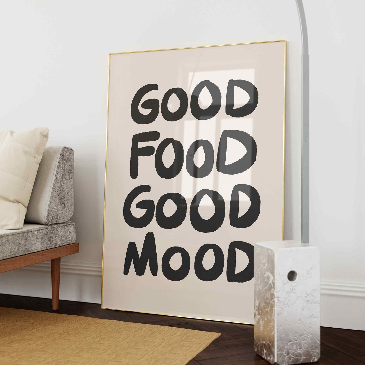 Good Food Good Mood Print