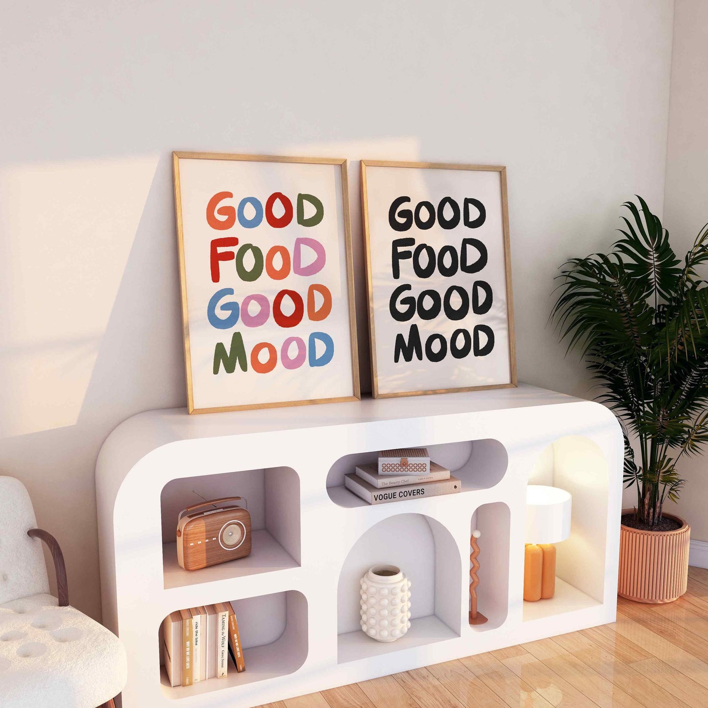 Good Food Good Mood Print