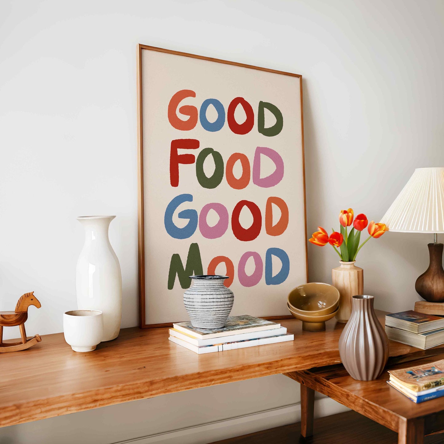 Good Food Good Mood Print