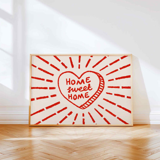 Home Sweet Home Horizontal Print