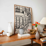 Paris City Cafe Print
