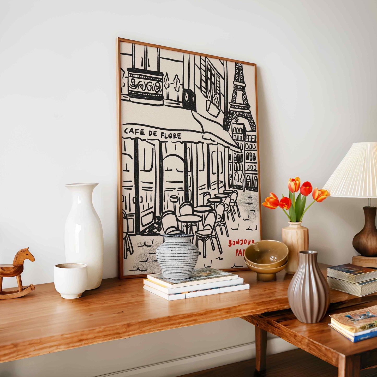 Paris City Cafe Print