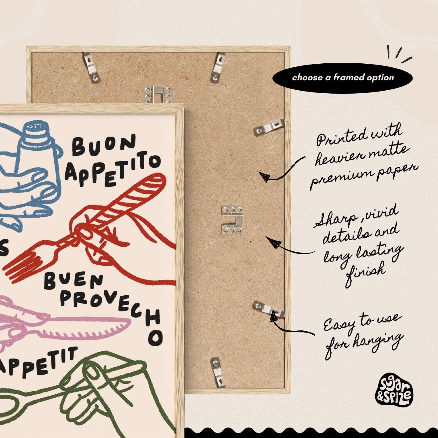 Buon Appetito Let's Eat Print