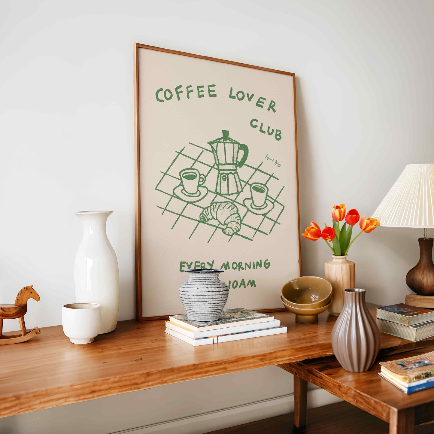 Coffee Lover Club Print