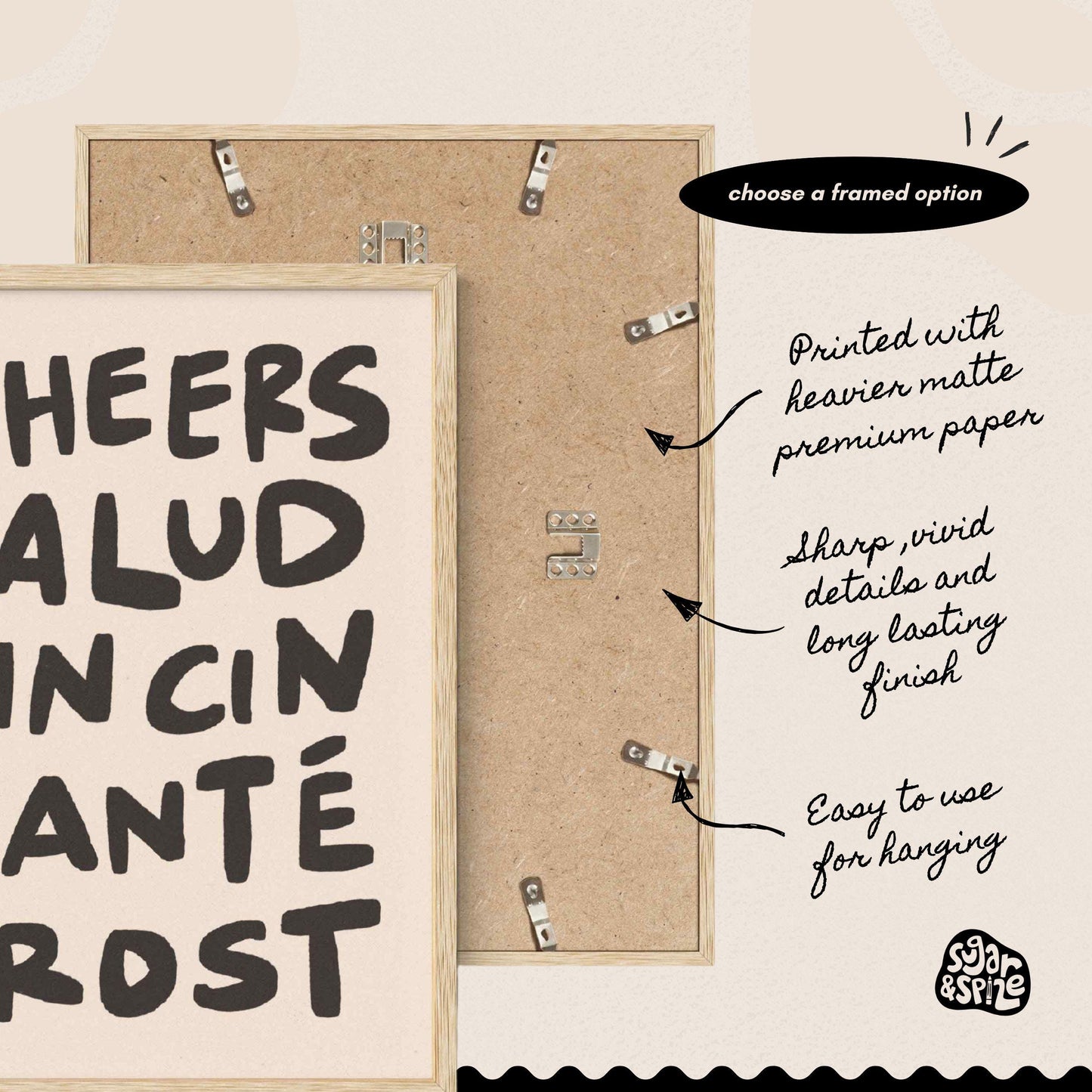 Cheers Print Set of 2