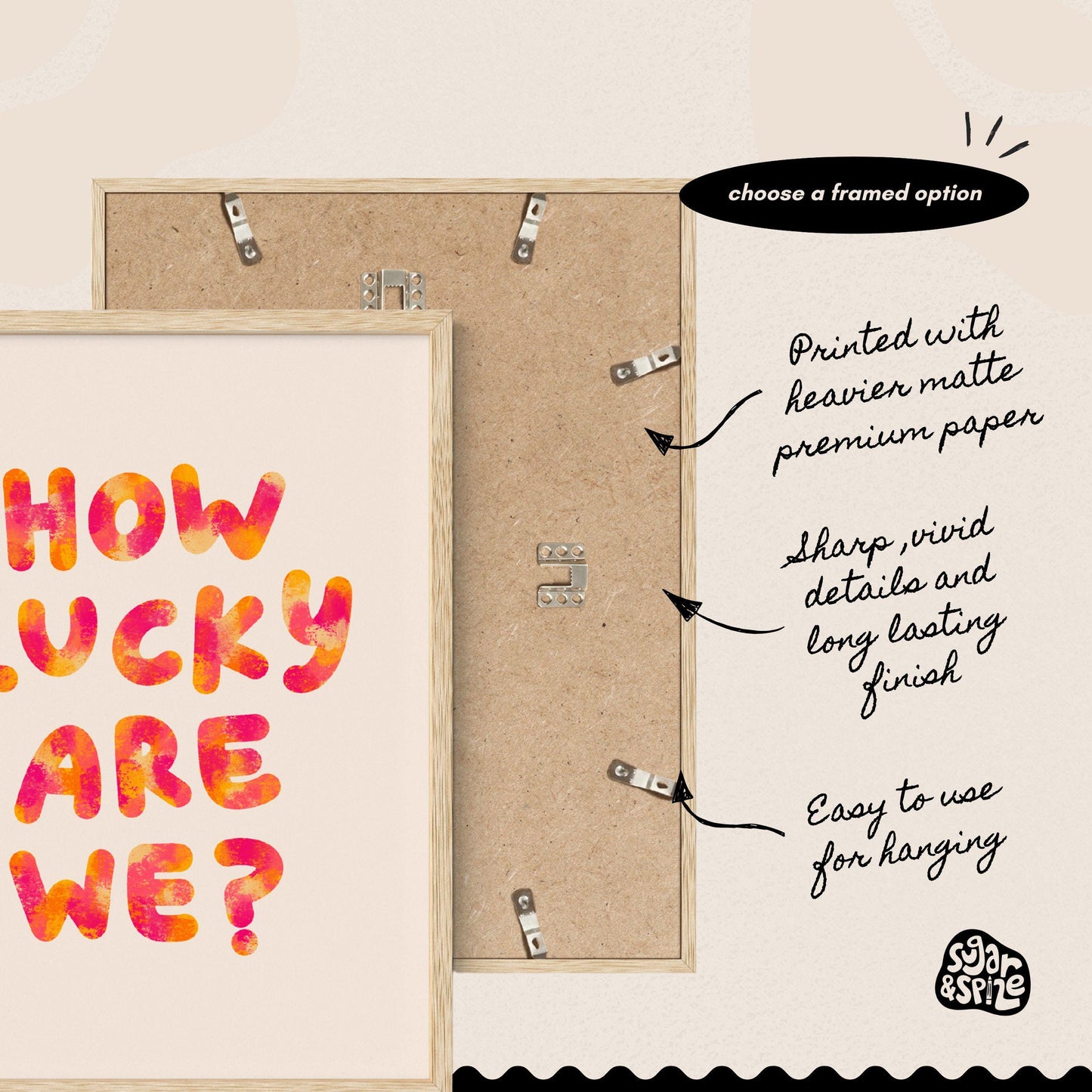 How Lucky Are We Print
