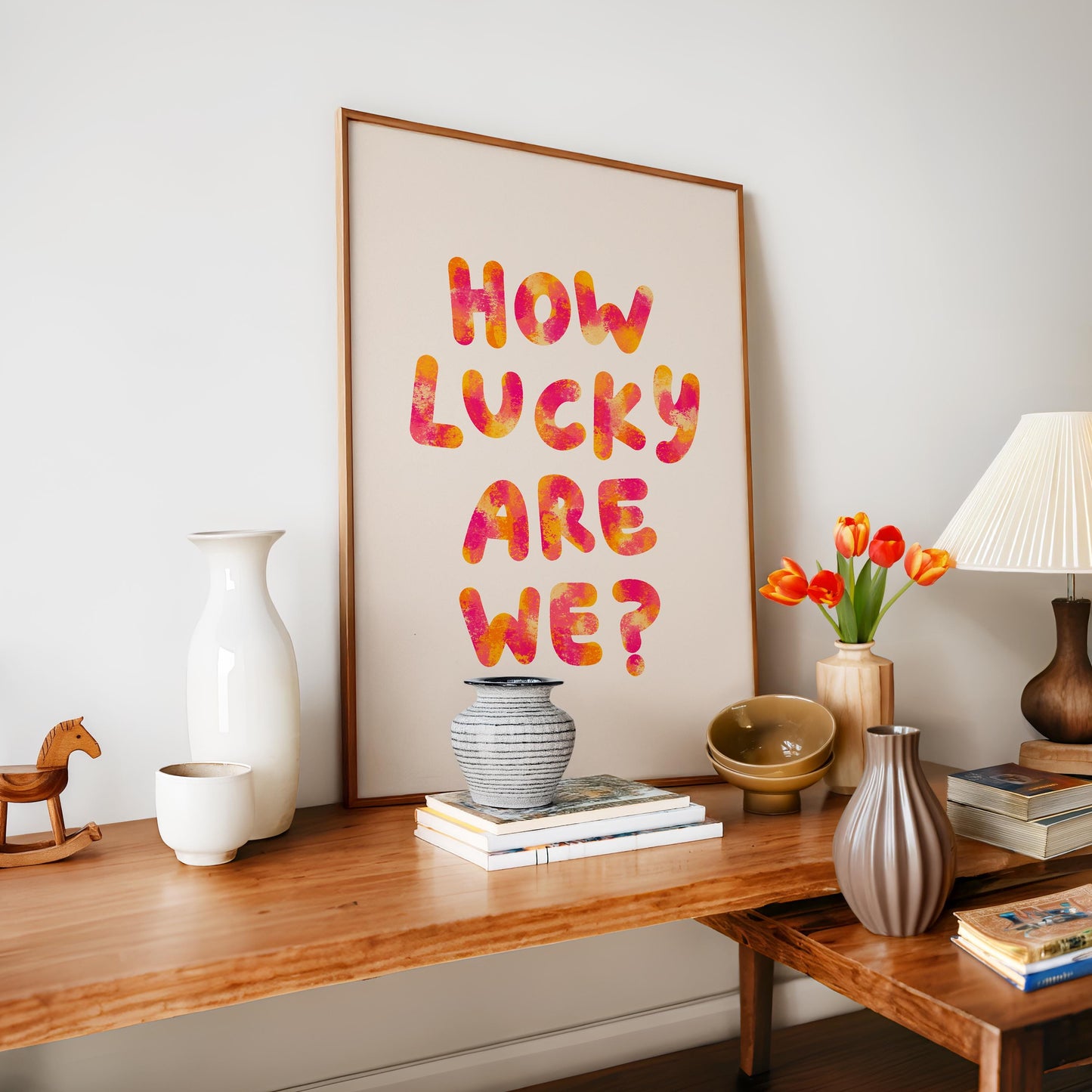How Lucky Are We Print