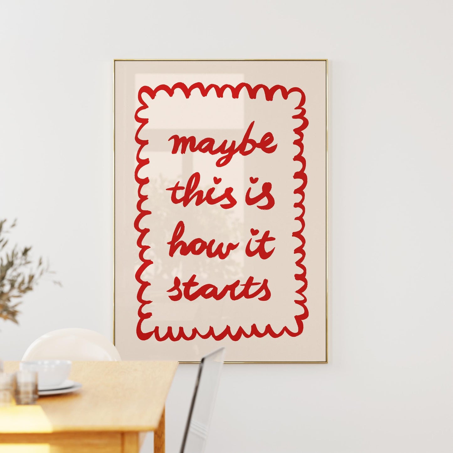 Maybe This Is How It Starts Print