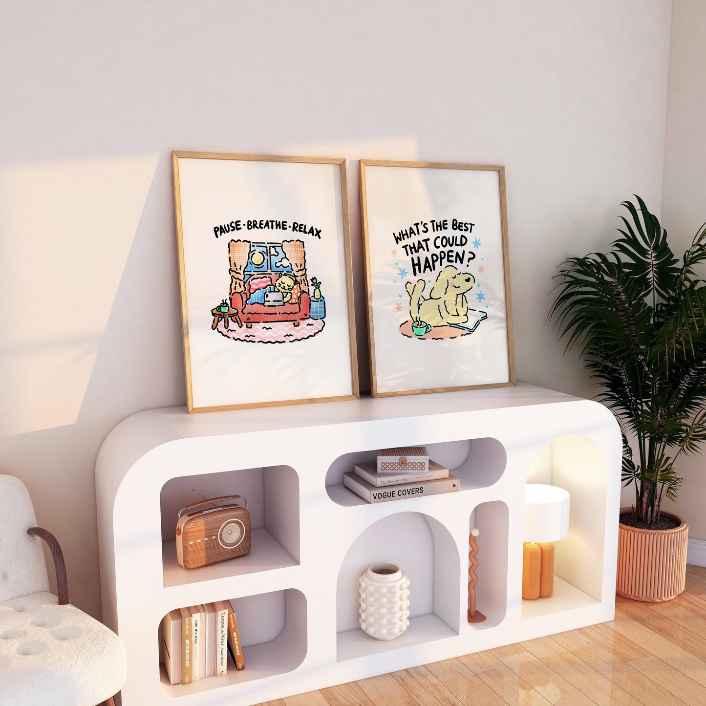 Pause Breathe Relax Print