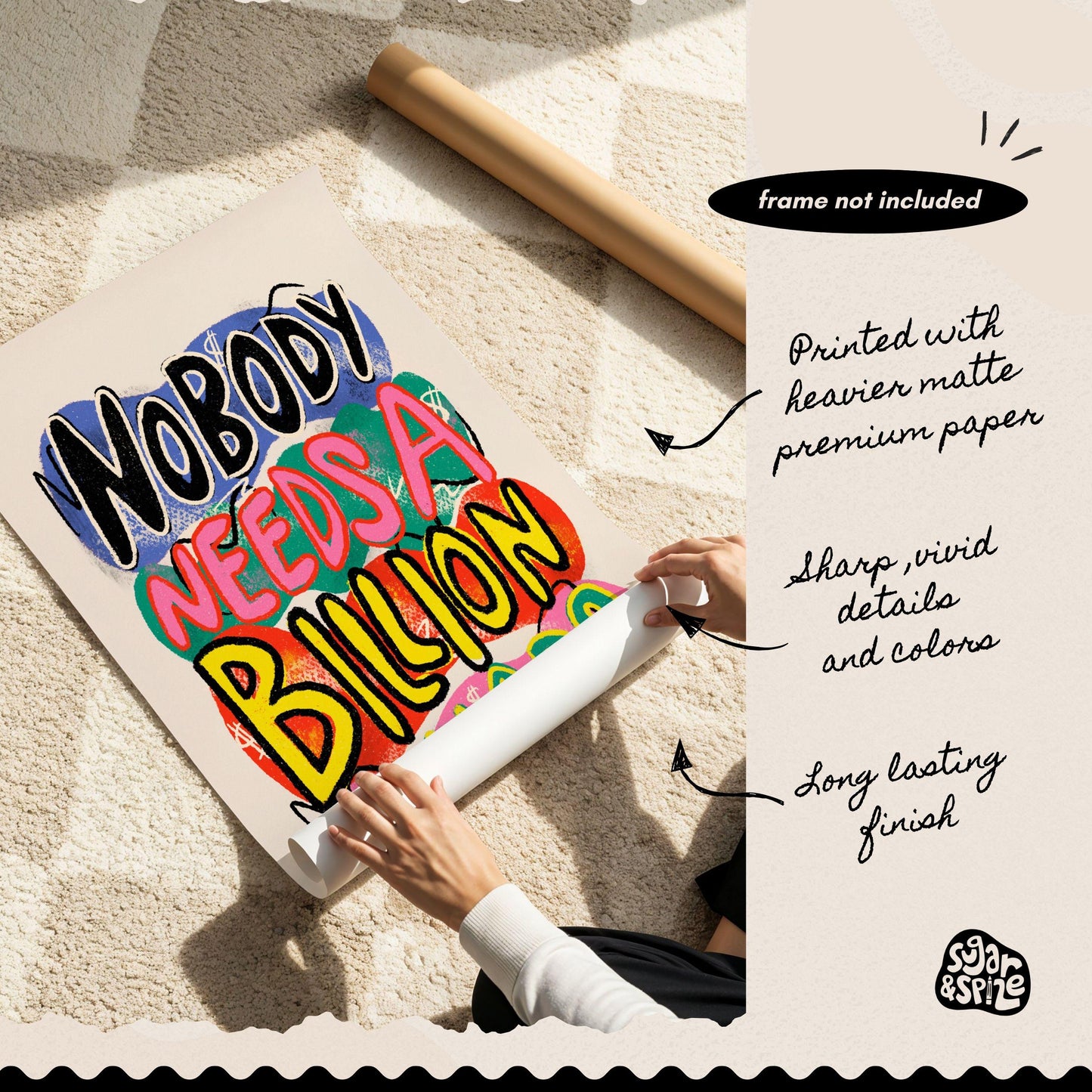 Nobody Needs A Billion Print