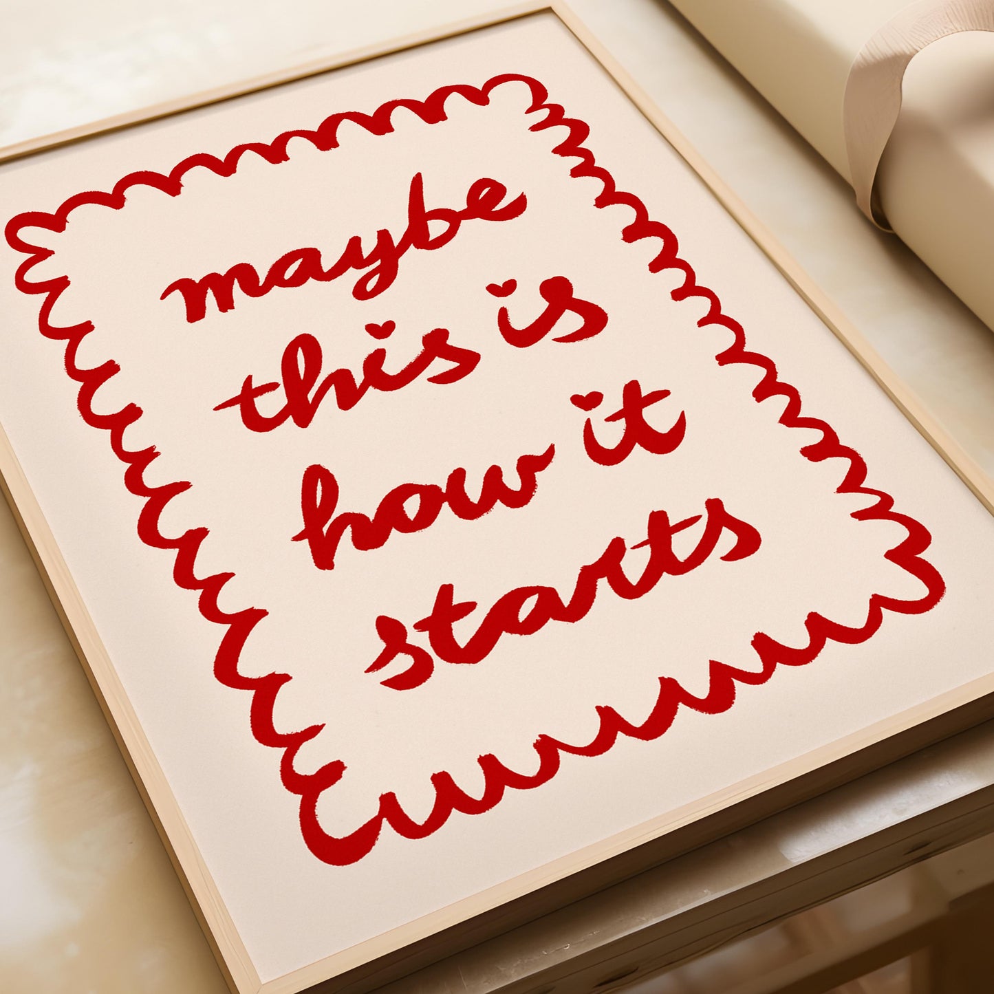 Maybe This Is How It Starts Print