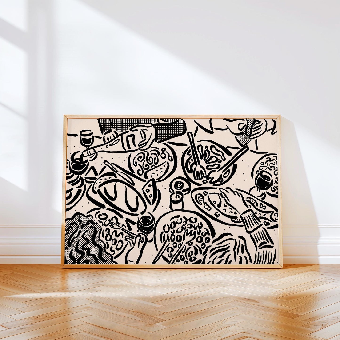 Dinner Party Table Print