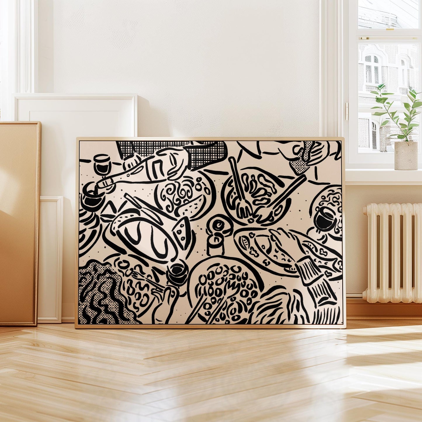Dinner Party Table Print