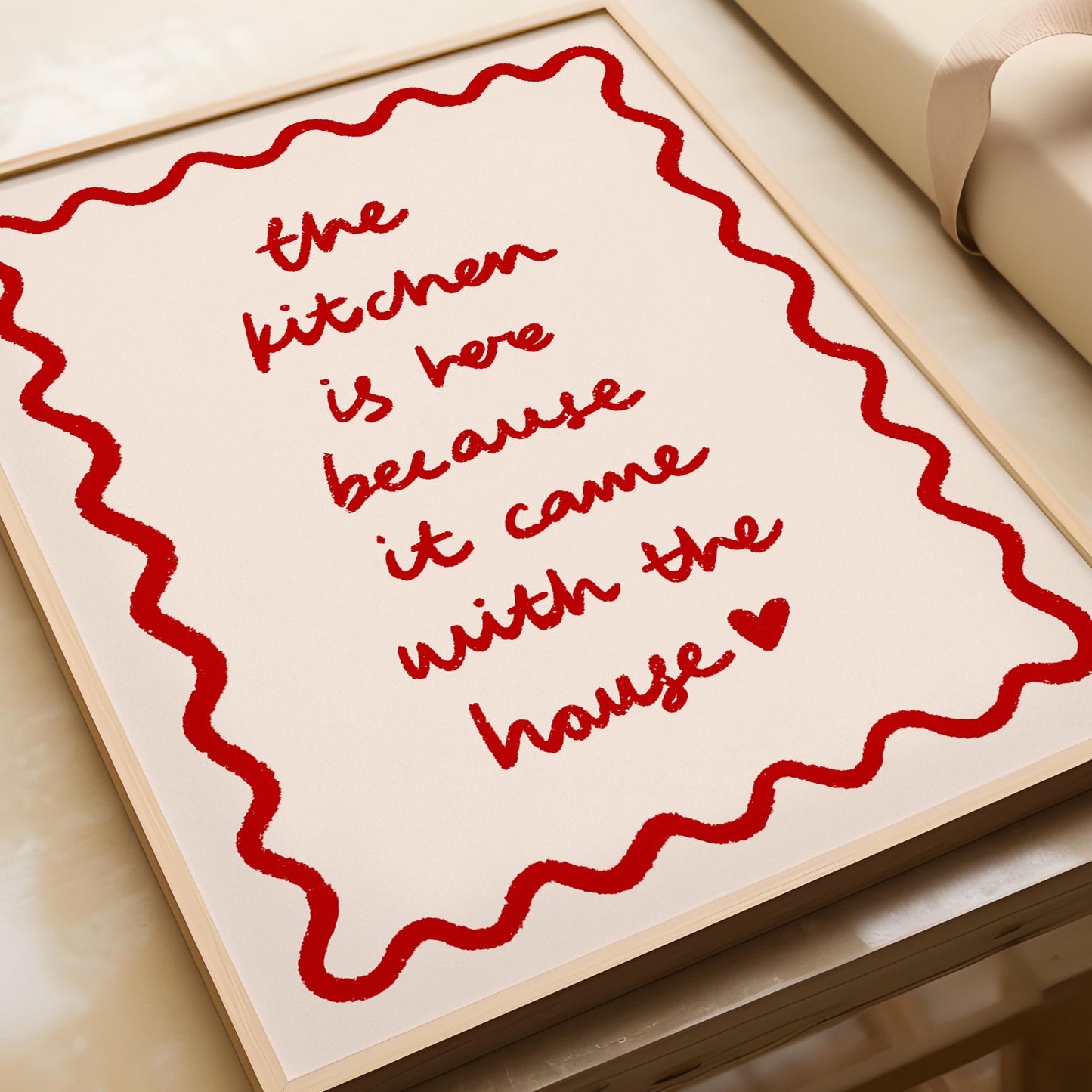 Kitchen Is Here Print