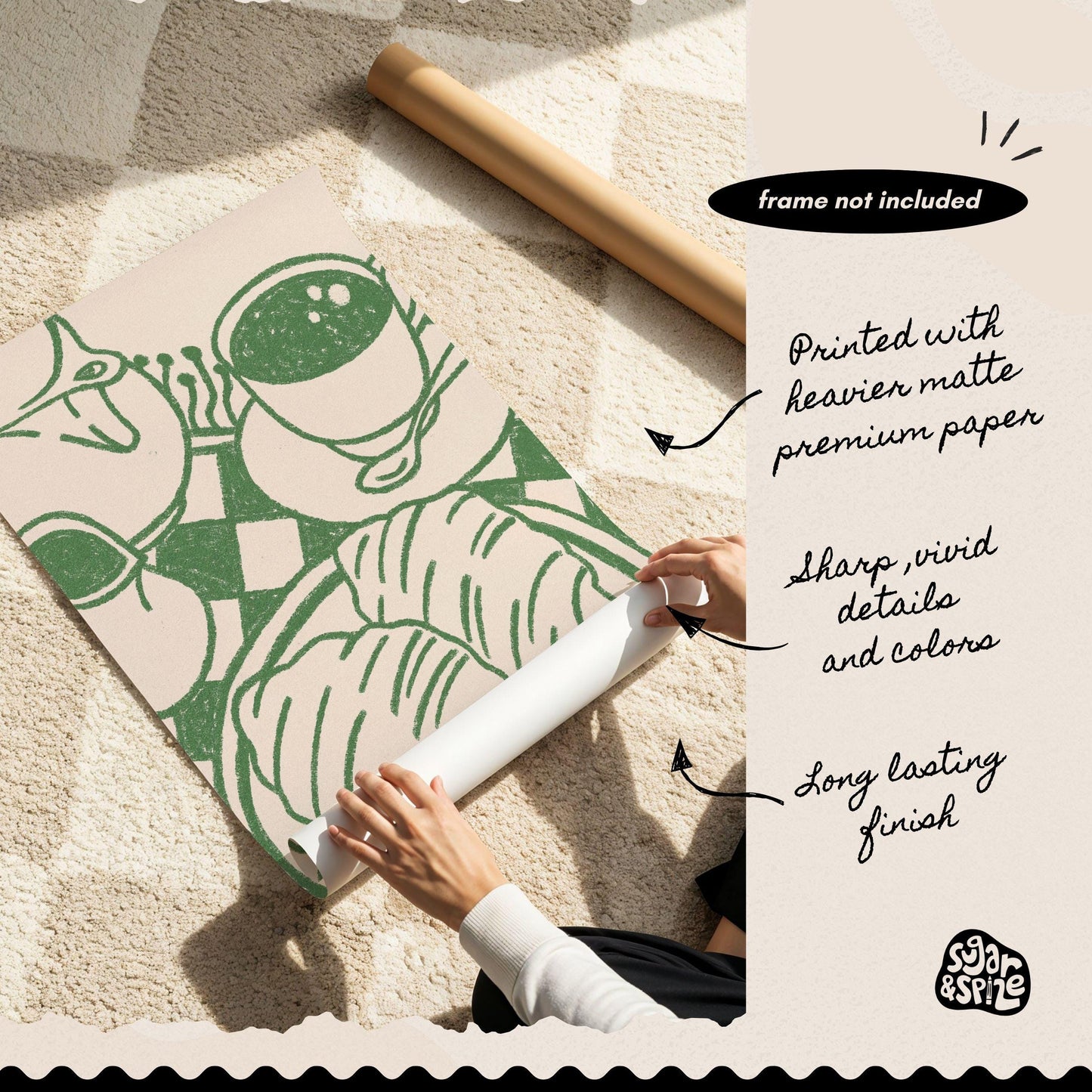 Coffee Croissant Print