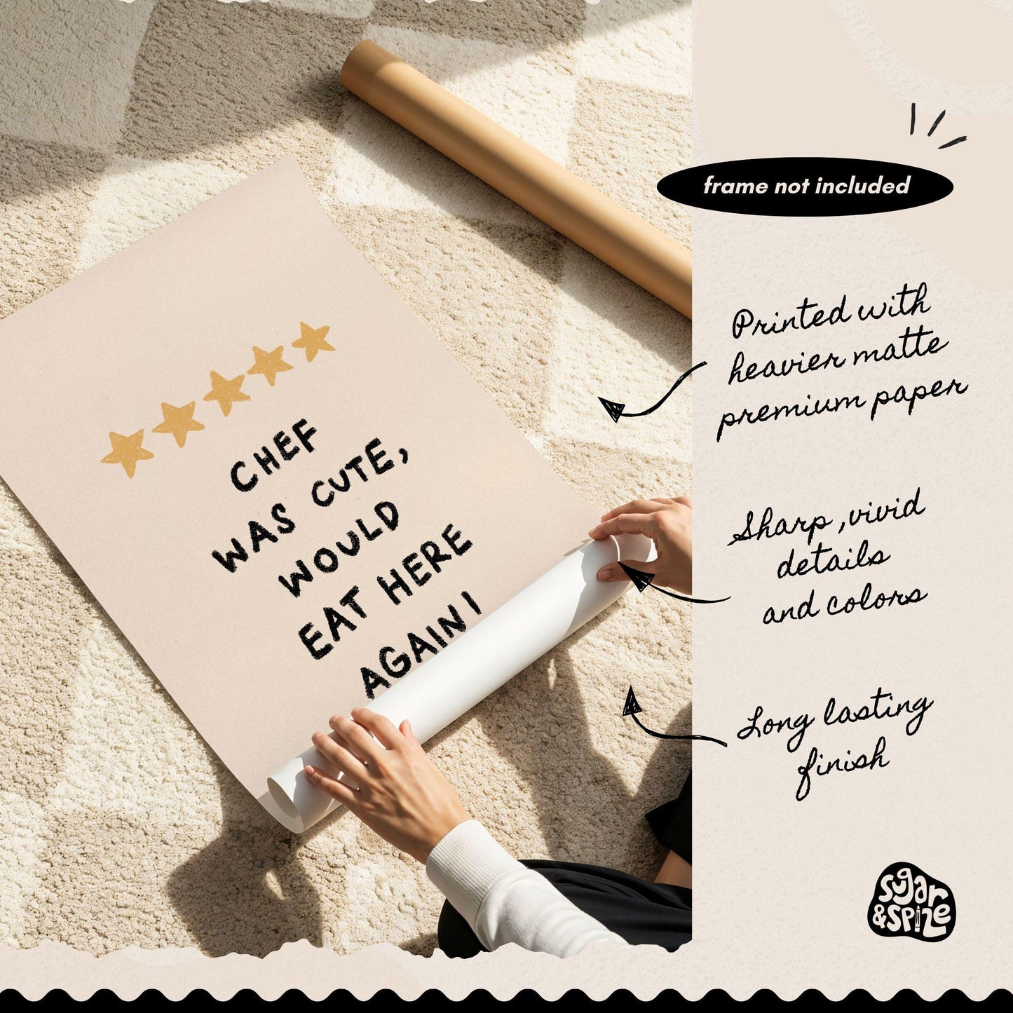 Chef Was Cute Print