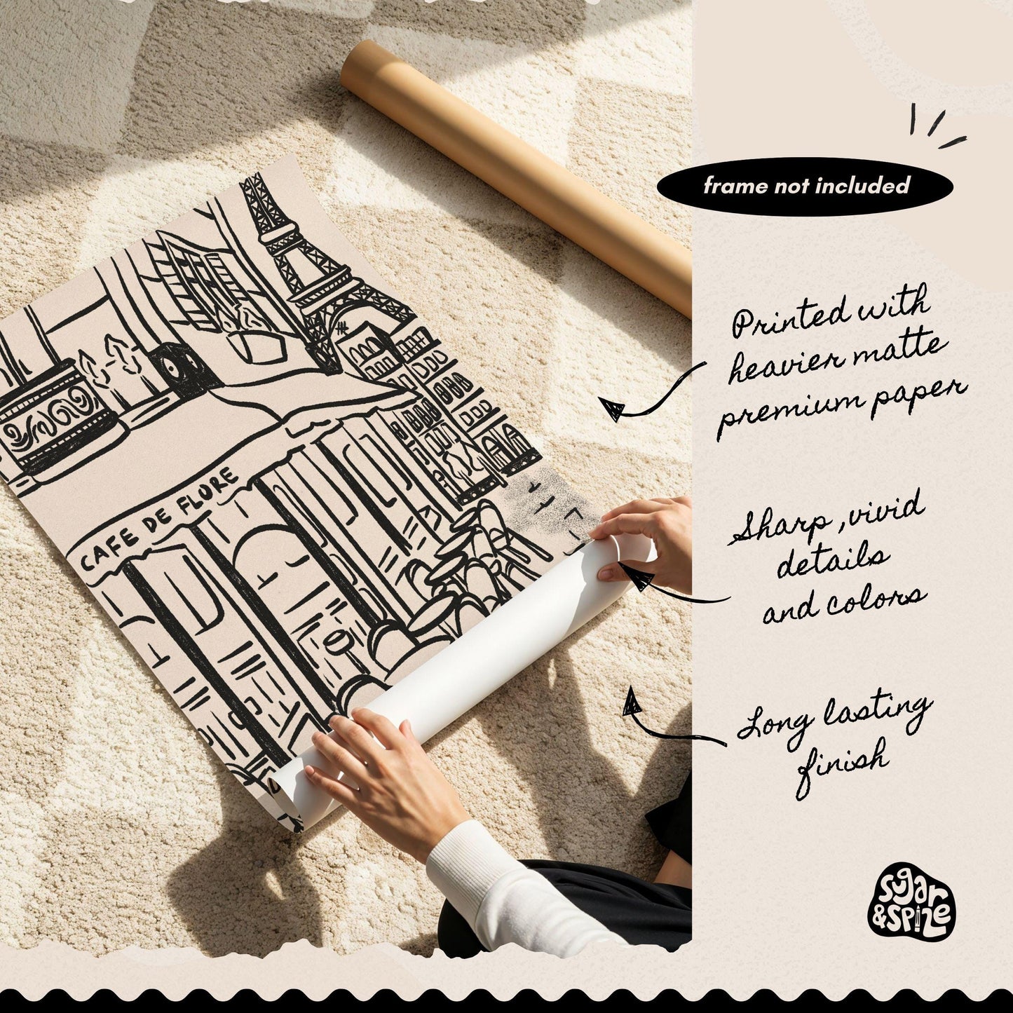 Paris City Cafe Print
