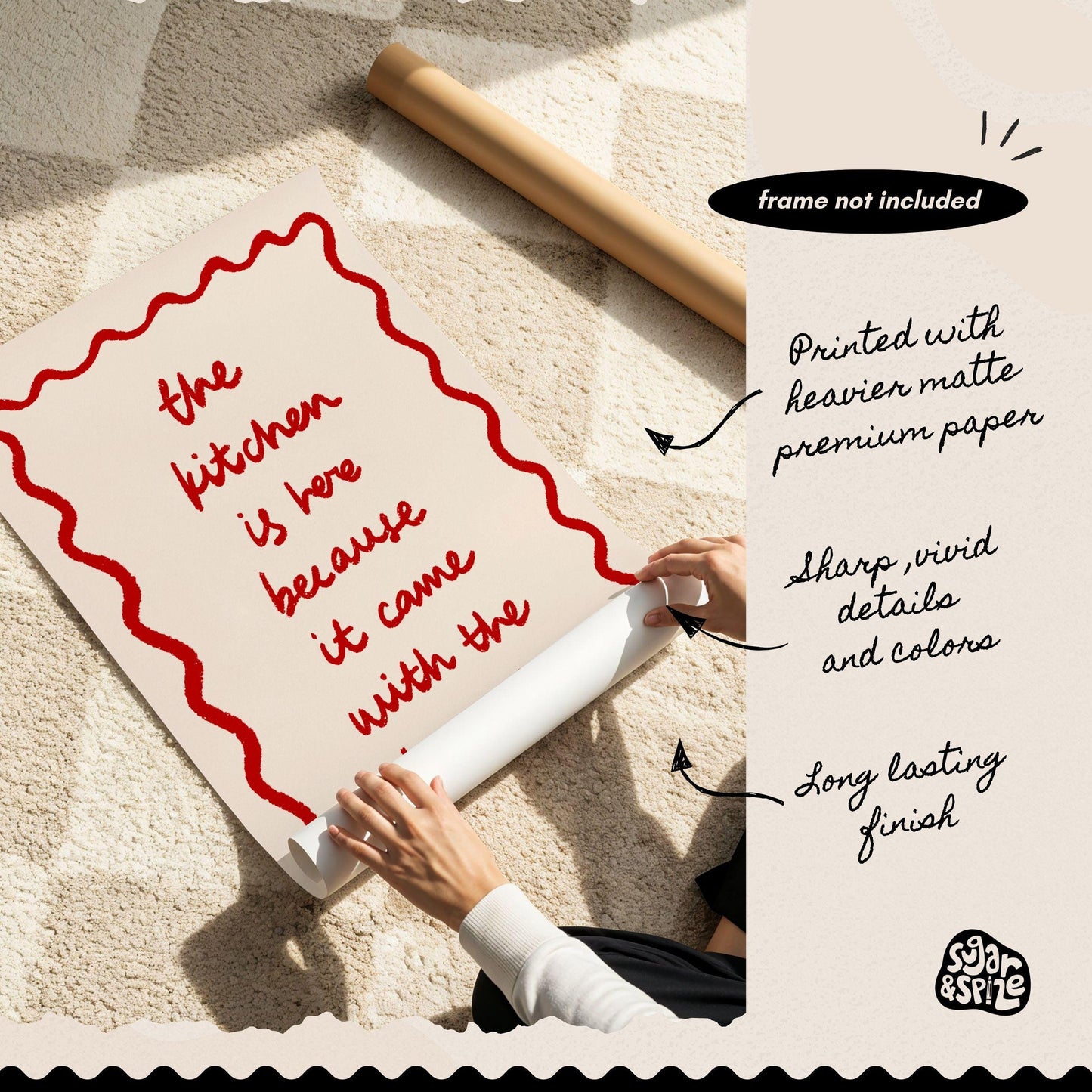 Kitchen Is Here Print