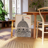 Florence City Print, Retro Tuscany Italy Poster, Europe Travel Minimalist Wall Decor, UNFRAMED