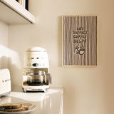 Life Happens Coffee Helps Print, Retro Cafe Kitchen Poster, Y2k Dining Room Wall Decor, UNFRAMED