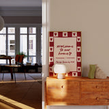 Welcome To Our Home Print