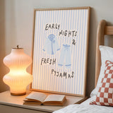 Early Nights Fresh Pyjamas Print