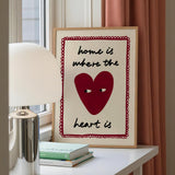 Home Where The Heart Is Print
