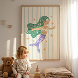 Mermaid Stars Print