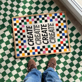 Create Checkered Retro Print