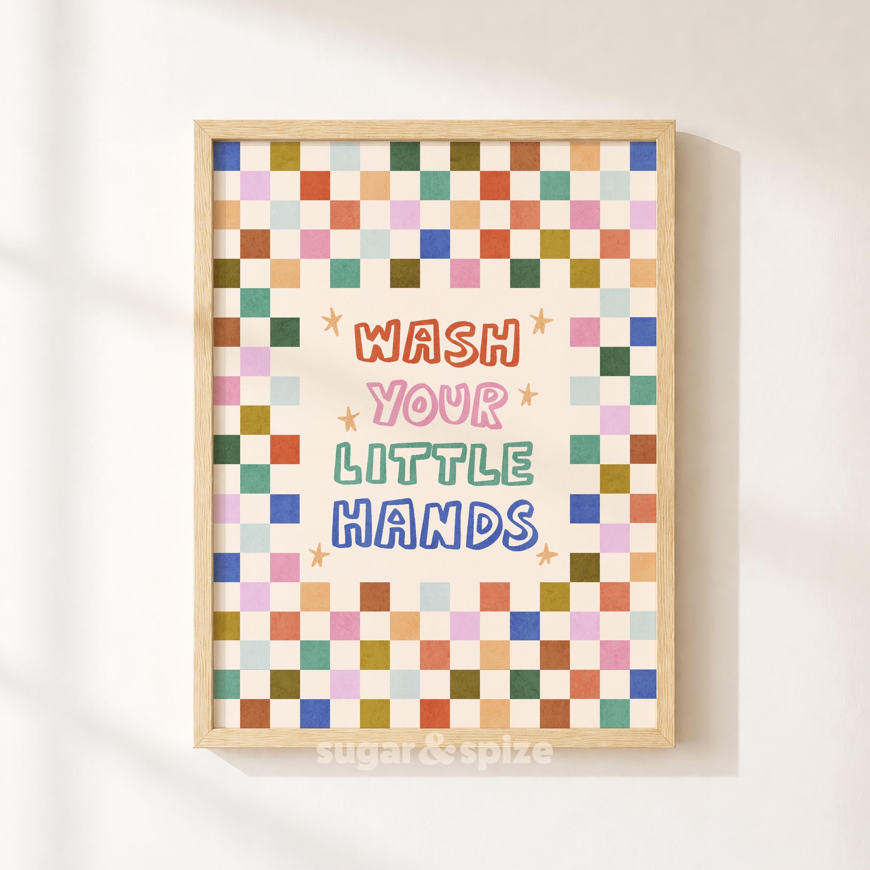 Wash Your Little Hands Print
