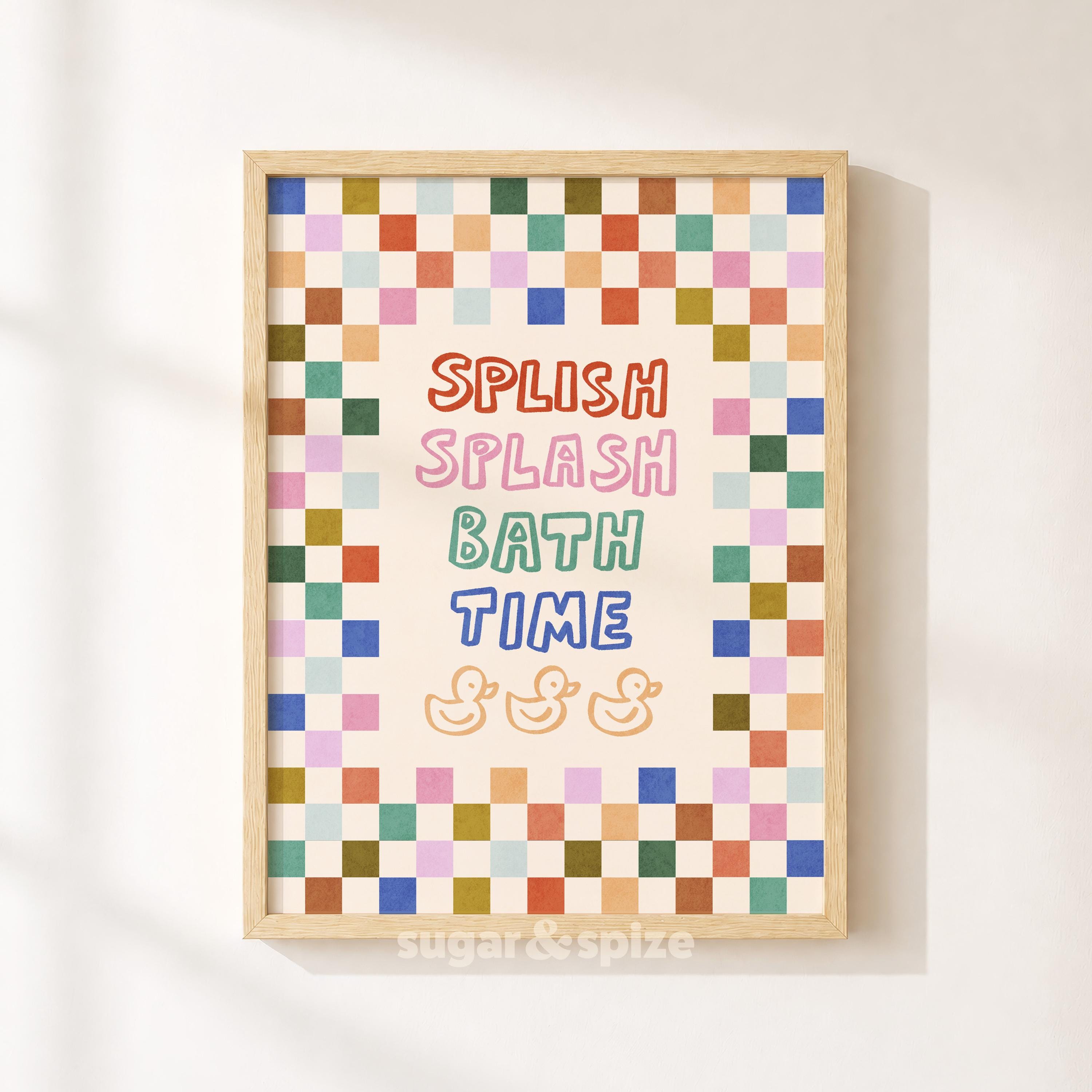 Splish Splash Bath Print